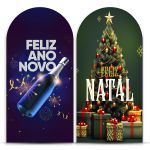 Capa Painel Romano Sublimado Tema Natal Ano Novo 4055