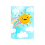 Capa Painel Retangular Sublimado Tema Sol cute 2117