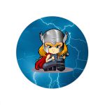 Capa Painel Redondo Sublimados Tema Thor 4011