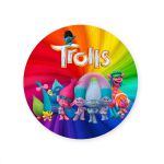 Capa Painel Redondo Sublimados Tema Trolls 2508
