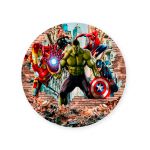 Capa Painel Redondo Sublimados Tema Vingadores 454