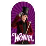 Capa Painel Romano Sublimado Tema Willy Wonka 2119