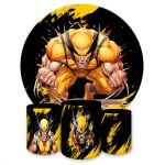 Capa Painel + Trio Capas Cilindros Sublimados Tema Wolverine 4012