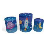 Trio Capas de Cilindros - Astronauta