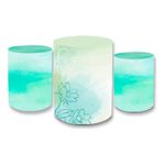 Trio Capas de Cilindros - Floral