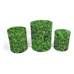 Trio Capas de Cilindros - Folhas - Jardim
