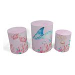 Trio Capas de Cilindros - Fundo do Mar