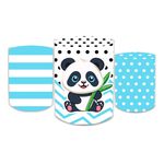 Trio Capas de Cilindros - Urso Panda