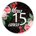 Painel Redondo 50x50 - 15 anos