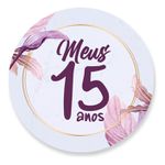 Painel Redondo 50x50 - 15 anos
