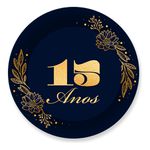 Painel Redondo 50x50 - 15 anos