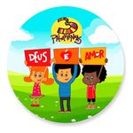 Painel Redondo 50x50 - 3 Palavrinhas