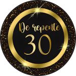 Painel Redondo 50x50 - 30 anos