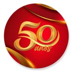 Painel Redondo 50x50 - 50 anos