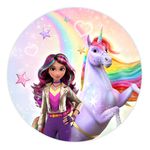 Painel Redondo 50x50 - Academia do Unicórnio