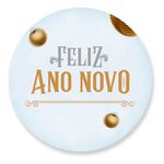 Painel Redondo 50x50 - Ano Novo