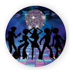 Painel Redondo 50x50 - Anos 80