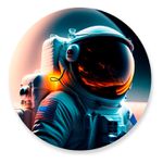 Painel Redondo 50x50 - Astronauta