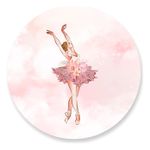 Painel Redondo 50x50 - Bailarina