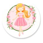 Painel Redondo 50x50 - Bailarina