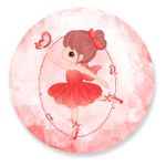 Painel Redondo 50x50 - Bailarina