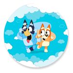 Painel Redondo 50x50 - Bluey