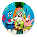 Painel Redondo 50x50 - Bob Esponja