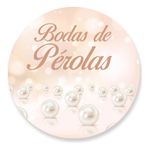 Painel Redondo 50x50 - Bodas