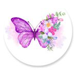 Painel Redondo 50x50 - Borboleta