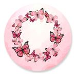 Painel Redondo 50x50 - Borboleta