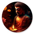 Painel Redondo 50x50 - Buda
