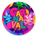Painel Redondo 50x50 - Carnaval