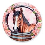 Painel Redondo 50x50 - Cavalo