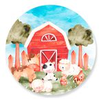 Painel Redondo 50x50 - Celeiro