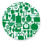 Painel Redondo 50x50 - Chá de Cozinha