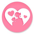 Painel Redondo 50x50 - Dia das Mães