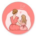 Painel Redondo 50x50 - Dia das Mães