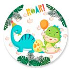 Painel Redondo 50x50 - Dinossauro