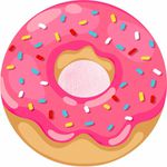 Painel Redondo 50x50 - Doces Confeitaria