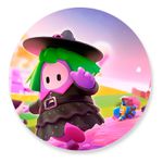 Painel Redondo 50x50 - Fall Guys