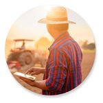 Painel Redondo 50x50 - Fazenda Agro