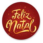 Painel Redondo 50x50 - Feliz Natal