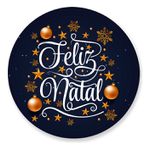 Painel Redondo 50x50 - Feliz Natal