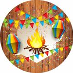 Painel Redondo 50x50 - Festa Junina
