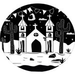 Painel Redondo 50x50 - Festa Junina