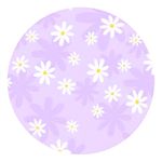 Painel Redondo 50x50 - Flores