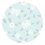 Painel Redondo 50x50 - Flores