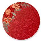 Painel Redondo 50x50 - Florido