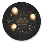 Painel Redondo 50x50 - Formatura