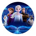 Painel Redondo 50x50 - Frozen